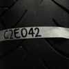 Rueda trasera llanta en muy buen estado, neumático con vida útil. C2E042